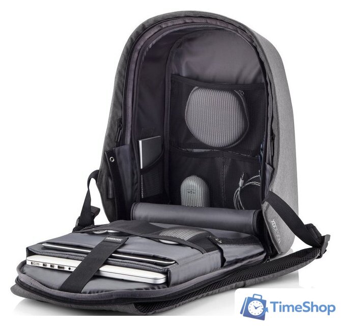 Городской рюкзак XD Design Bobby Hero Regular (серый) - Изображение №12 — Интернет-магазин Time-Shop