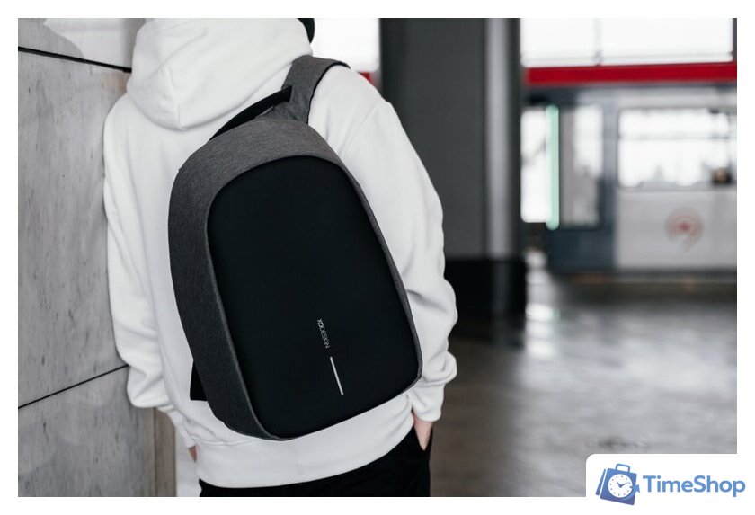 Городской рюкзак XD Design Bobby Hero Regular (серый) - Изображение №24 — Интернет-магазин Time-Shop