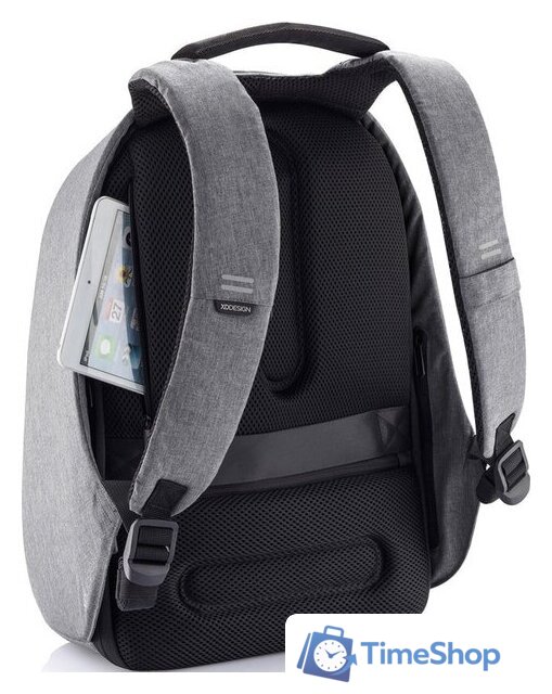 Городской рюкзак XD Design Bobby Hero Regular (серый) - Изображение №7 — Интернет-магазин Time-Shop