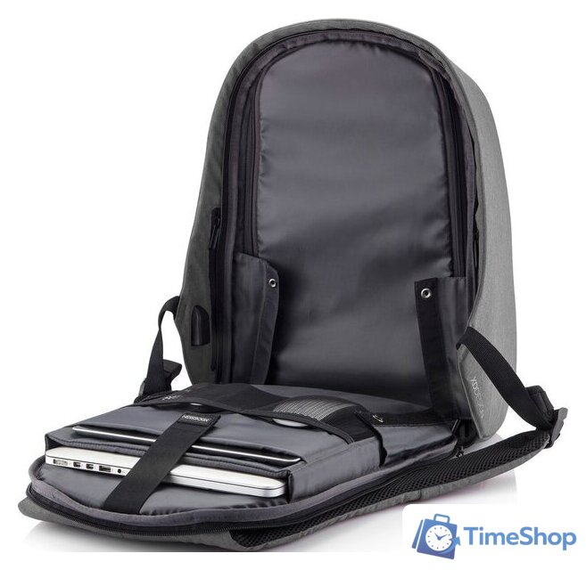 Городской рюкзак XD Design Bobby Hero Regular (серый) - Изображение №11 — Интернет-магазин Time-Shop