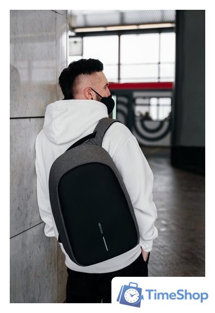 Городской рюкзак XD Design Bobby Hero Regular (серый) - Изображение №26 — Интернет-магазин Time-Shop