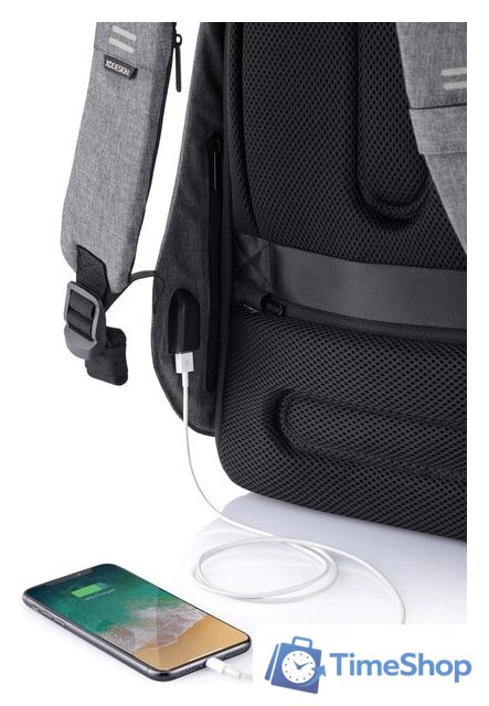 Городской рюкзак XD Design Bobby Hero Regular (серый) - Изображение №19 — Интернет-магазин Time-Shop