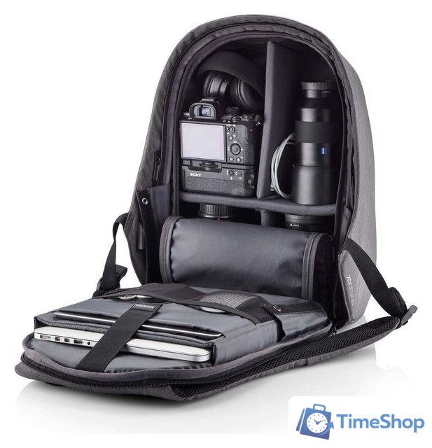 Городской рюкзак XD Design Bobby Hero Regular (серый) - Изображение №13 — Интернет-магазин Time-Shop