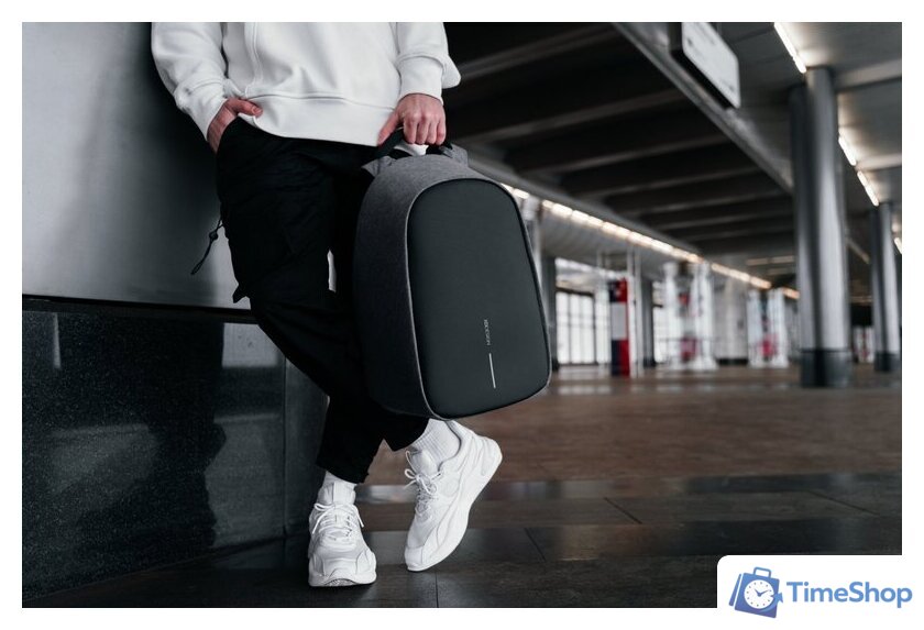 Городской рюкзак XD Design Bobby Hero Regular (серый) - Изображение №38 — Интернет-магазин Time-Shop