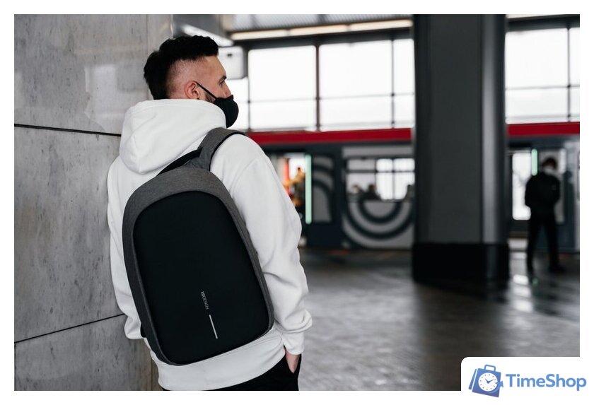 Городской рюкзак XD Design Bobby Hero Regular (серый) - Изображение №25 — Интернет-магазин Time-Shop