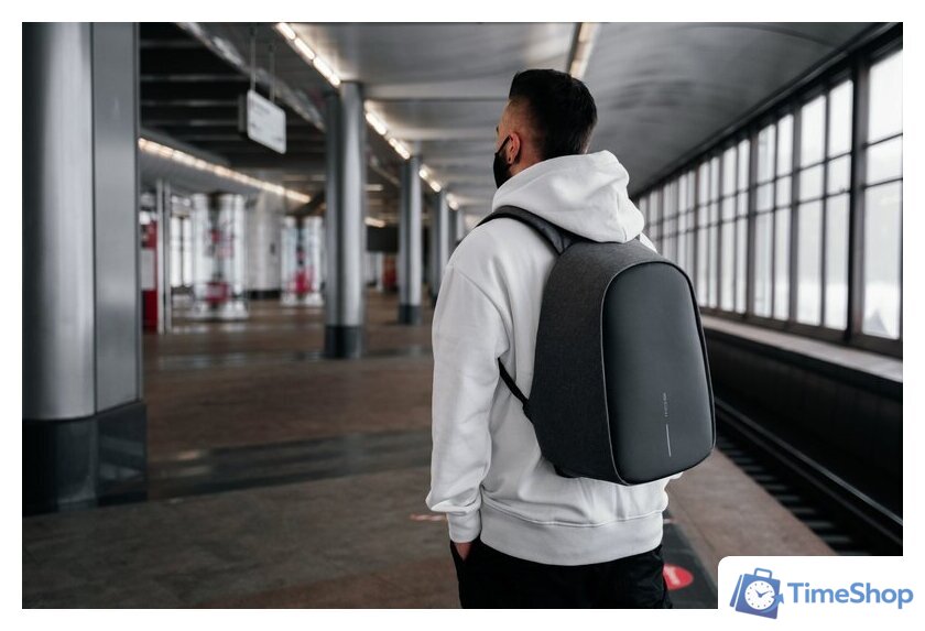 Городской рюкзак XD Design Bobby Hero Regular (серый) - Изображение №29 — Интернет-магазин Time-Shop