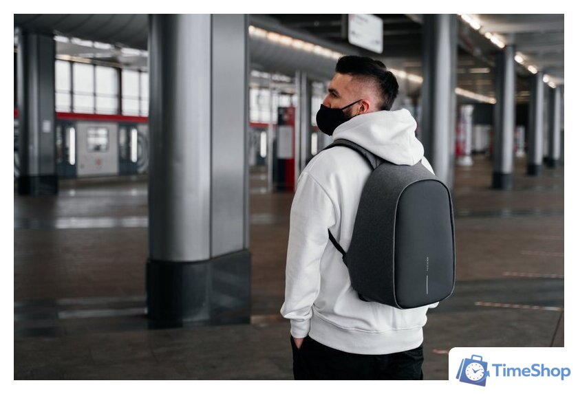 Городской рюкзак XD Design Bobby Hero Regular (серый) - Изображение №32 — Интернет-магазин Time-Shop