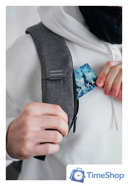 Городской рюкзак XD Design Bobby Hero Regular (серый) - Изображение №44 — Интернет-магазин Time-Shop