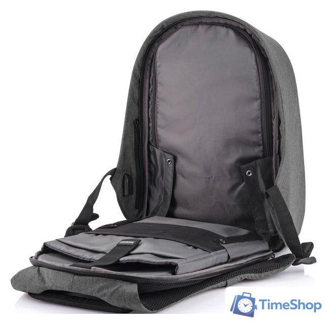 Городской рюкзак XD Design Bobby Hero Regular (серый) - Изображение №9 — Интернет-магазин Time-Shop