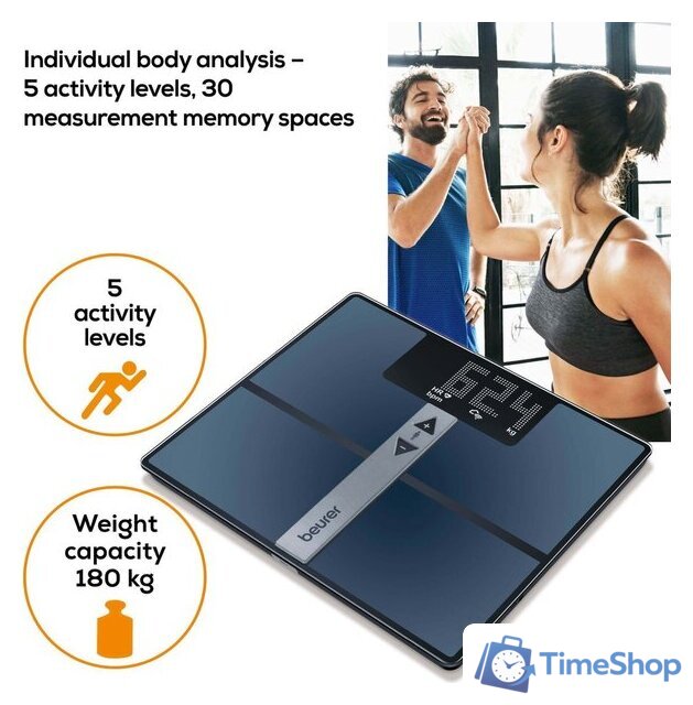 Умные напольные весы Beurer BF 980 Wi-Fi - Изображение №10 — Интернет-магазин Time-Shop