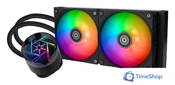 Система жидкостного охлаждения для процессора SilverStone NovaPeak 240 ARGB - Изображение №1 — Интернет-магазин Time-Shop