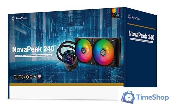 Система жидкостного охлаждения для процессора SilverStone NovaPeak 240 ARGB - Изображение №14 — Интернет-магазин Time-Shop