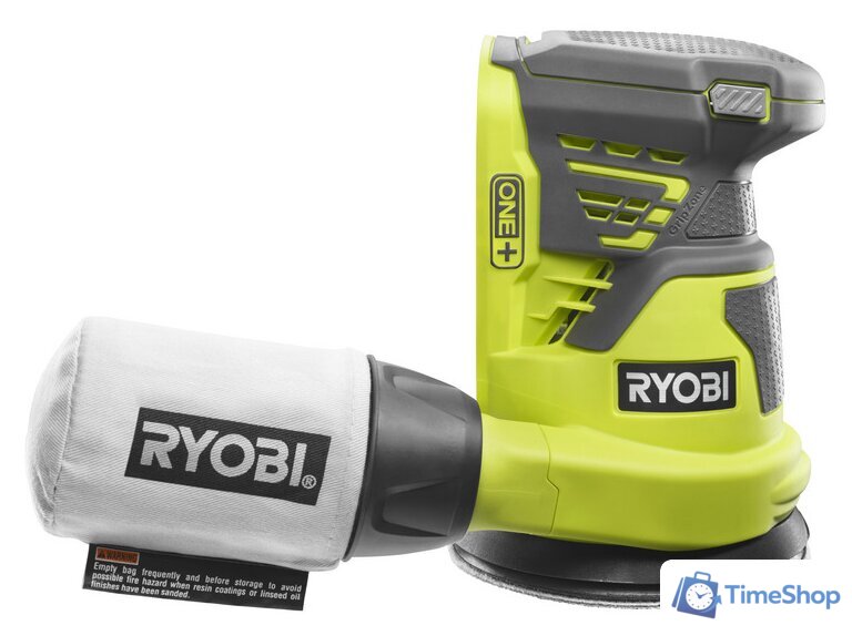Эксцентриковая шлифмашина Ryobi R18ROS-0 5133002471 (без АКБ) - Изображение №2 — Интернет-магазин Time-Shop
