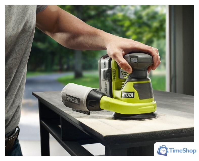 Эксцентриковая шлифмашина Ryobi R18ROS-0 5133002471 (без АКБ) - Изображение №3 — Интернет-магазин Time-Shop