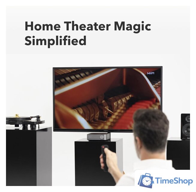 Сетевой интегральный усилитель WiiM Amp (серебристый) - Изображение №6 — Интернет-магазин Time-Shop