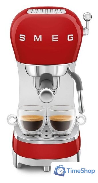 Рожковая кофеварка Smeg ECF02RDEU - Изображение №5 — Интернет-магазин Time-Shop