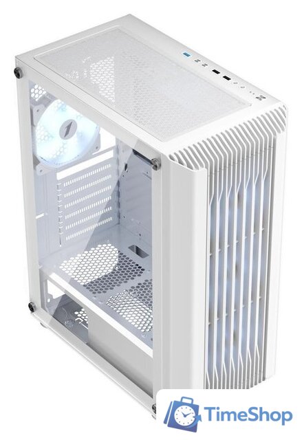 Корпус 1stPlayer Bullet Hunter H6 ARGB (белый) - Изображение №2 — Интернет-магазин Time-Shop
