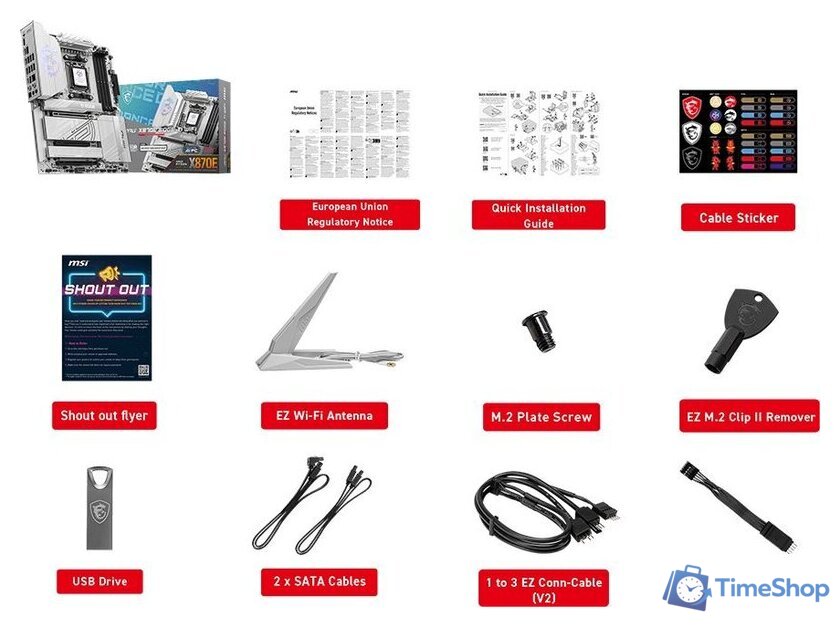 Материнская плата MSI MPG X870E Edge TI WiFi - Изображение №2 — Интернет-магазин Time-Shop