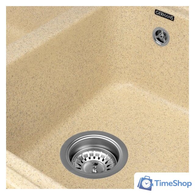 Кухонная мойка Gerhans C02 (песочный) - Изображение №4 — Интернет-магазин Time-Shop