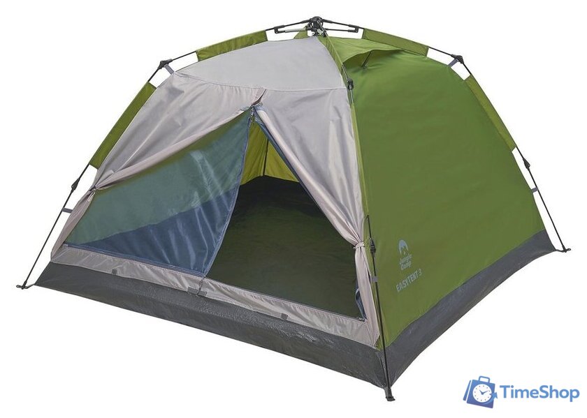 Треккинговая палатка Jungle Camp Easy Tent 2 (зеленый/серый) - Изображение №1 — Интернет-магазин Time-Shop
