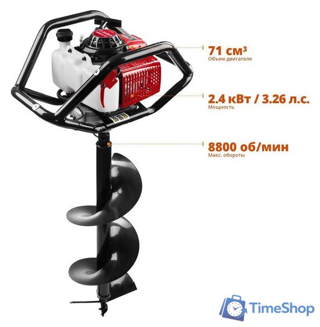 Мотобур Зубр МБ2-300 Н - Изображение №2 — Интернет-магазин Time-Shop