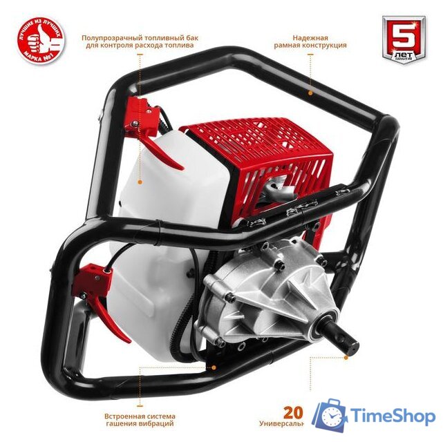 Мотобур Зубр МБ2-300 Н - Изображение №5 — Интернет-магазин Time-Shop