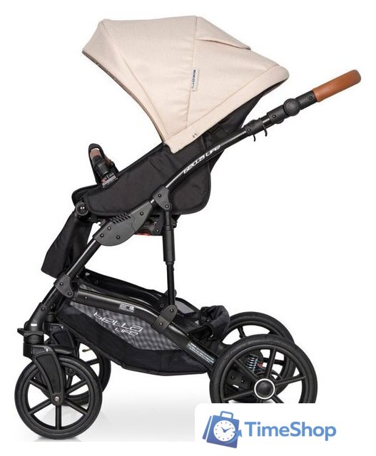 Универсальная коляска Riko Basic Bella Life (2 в 1, 05, mokka) - Изображение №4 — Интернет-магазин Time-Shop