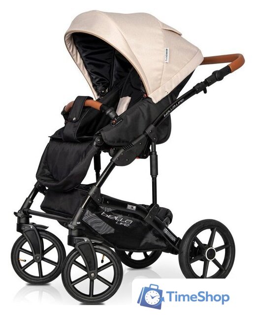 Универсальная коляска Riko Basic Bella Life (2 в 1, 05, mokka) - Изображение №6 — Интернет-магазин Time-Shop