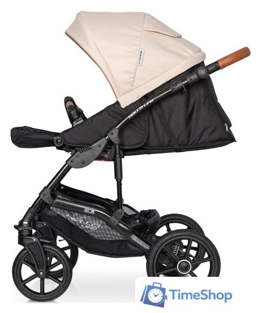 Универсальная коляска Riko Basic Bella Life (2 в 1, 05, mokka) - Изображение №2 — Интернет-магазин Time-Shop