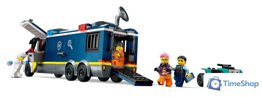 Конструктор LEGO City 60418 Полицейский мобильный грузовик для криминальной лаборатории - Изображение №4 — Интернет-магазин Time-Shop