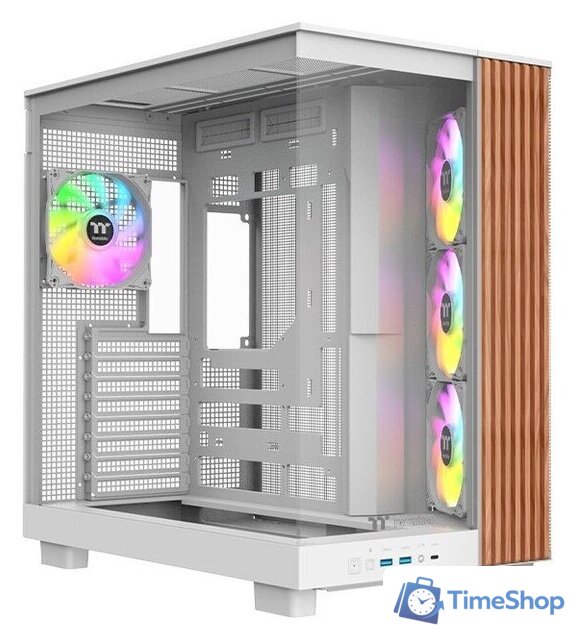 Корпус Thermaltake View 380 XL WS ARGB Snow CA-11E-00M6WN-WS - Изображение №2 — Интернет-магазин Time-Shop