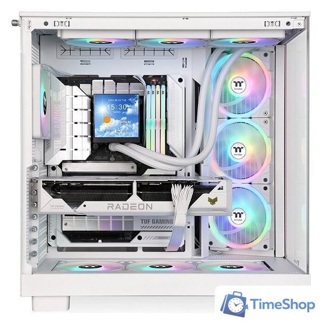 Корпус Thermaltake View 380 XL WS ARGB Snow CA-11E-00M6WN-WS - Изображение №4 — Интернет-магазин Time-Shop