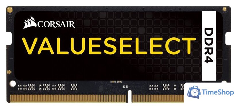Оперативная память Corsair Value Select 8GB DDR4 SO-DIMM PC4-17000 [CMSO8GX4M1A2133C15] - Изображение №1 — Интернет-магазин Time-Shop