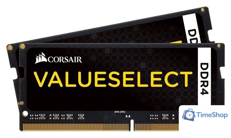 Оперативная память Corsair Value Select 8GB DDR4 SO-DIMM PC4-17000 [CMSO8GX4M1A2133C15] - Изображение №3 — Интернет-магазин Time-Shop