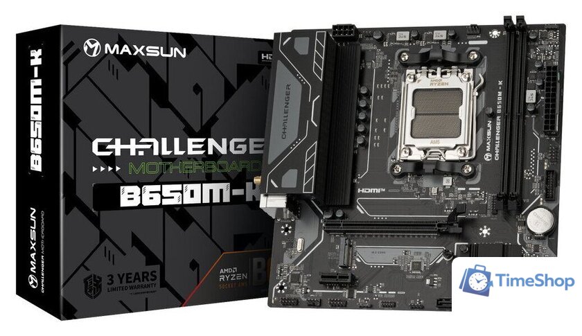 Материнская плата Maxsun Challenger B650M-K WiFi - Изображение №5 — Интернет-магазин Time-Shop