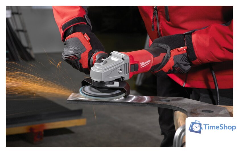 Угловая шлифмашина Milwaukee AGV 13-125 XE [4933451218] - Изображение №5 — Интернет-магазин Time-Shop