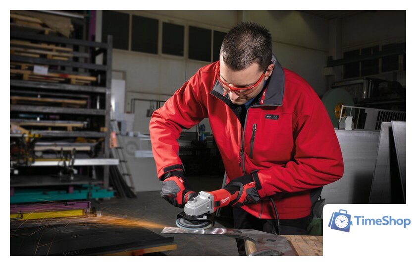 Угловая шлифмашина Milwaukee AGV 13-125 XE [4933451218] - Изображение №7 — Интернет-магазин Time-Shop