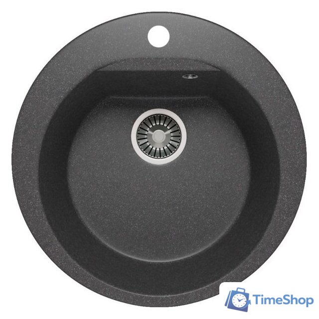 Кухонная мойка Polygran Atol-520 (черный 16) - Изображение №1 — Интернет-магазин Time-Shop