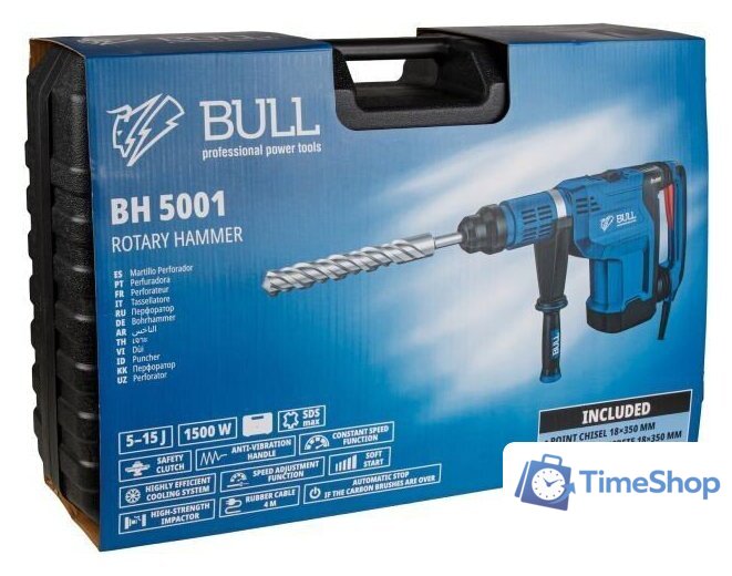 Перфоратор Bull BH 5001 1333955 - Изображение №12 — Интернет-магазин Time-Shop
