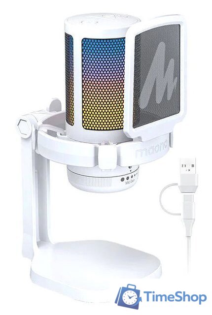 Проводной микрофон Maono DGM20 (белый) - Изображение №1 — Интернет-магазин Time-Shop