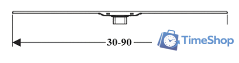 Трап/канал Geberit CleanLine20 154.450.KS.1 (нержавеющая сталь) - Изображение №7 — Интернет-магазин Time-Shop