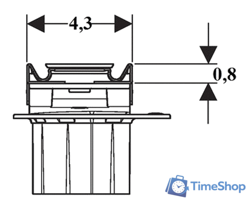 Трап/канал Geberit CleanLine20 154.450.KS.1 (нержавеющая сталь) - Изображение №8 — Интернет-магазин Time-Shop