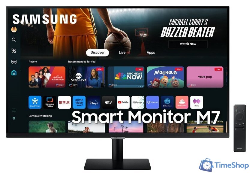 Smart монитор Samsung Smart M7 LS32DM702UUXDU - Изображение №13 — Интернет-магазин Time-Shop