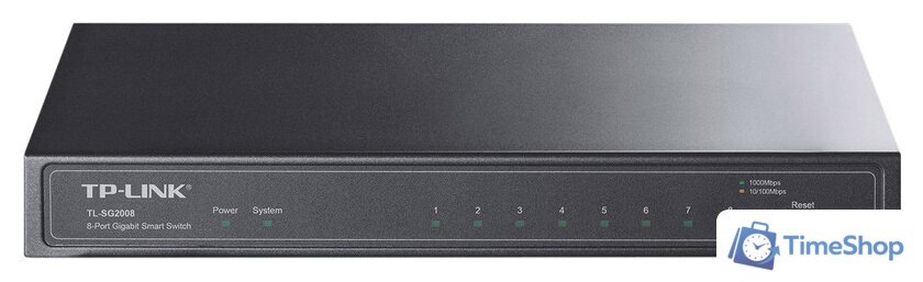 Управляемый коммутатор 2-го уровня TP-Link TL-SG2008 - Изображение №1 — Интернет-магазин Time-Shop