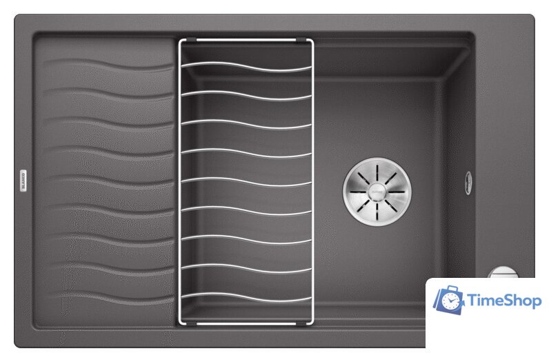 Кухонная мойка Blanco Elon XL 6 S (темная скала) 524835 - Изображение №1 — Интернет-магазин Time-Shop