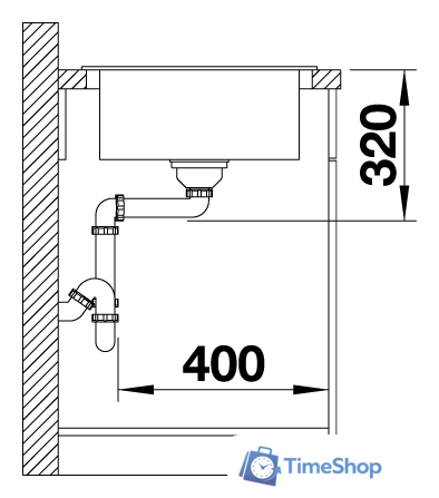 Кухонная мойка Blanco Elon XL 6 S (темная скала) 524835 - Изображение №5 — Интернет-магазин Time-Shop