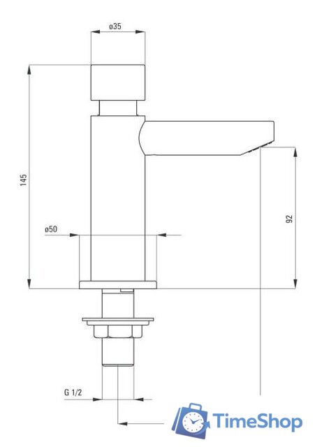 Смеситель Deante Press BBH 028L - Изображение №2 — Интернет-магазин Time-Shop