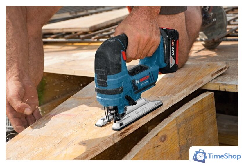 Электролобзик Bosch GST 18 V-LI B Professional 06015A6100 (без АКБ) - Изображение №4 — Интернет-магазин Time-Shop