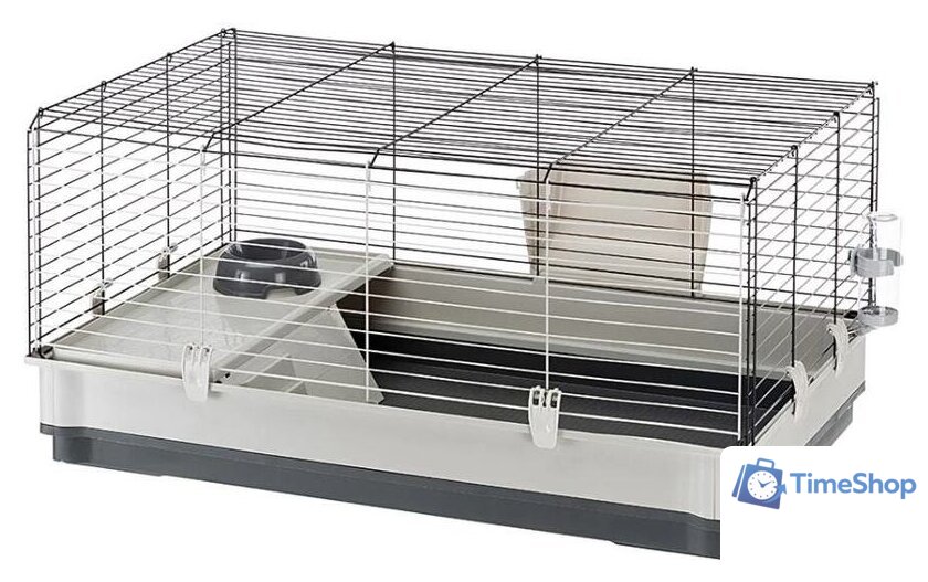 Клетка Ferplast Krolik 57071517 (серый) - Изображение №1 — Интернет-магазин Time-Shop