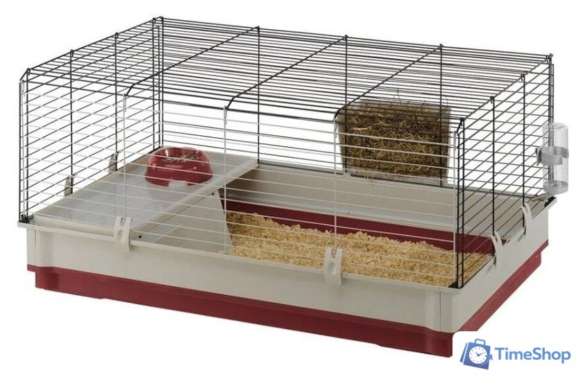 Клетка Ferplast Krolik 57071517 (серый) - Изображение №3 — Интернет-магазин Time-Shop